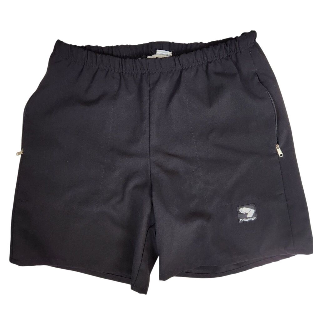 Bellwether Mens Drawstring Waistline Dual Zip Pocket Cycling Shorts Large